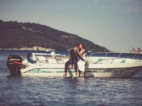 Trash the Dress Sea FotoOri Studio Wedding Photographer